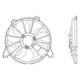 thumbnail image 1 of 2009-2010 Dodge Journey Radiator Cooling Fan Assembly 3.5L With AC Automatic Transmission, 1 of 1