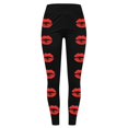 thumbnail image 6 of Mepaouo Women's Happy Valentines Day Leggings High Waisted Love Heart Print Yoga Pants Sizes S-2X, 6 of 6