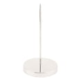 thumbnail image 1 of 1 Piece Receipt Holder Spike, Metal Check Spindle 5.9 Inch Silver Bill Fork Memo Note Paper Holder Spike, 1 of 5