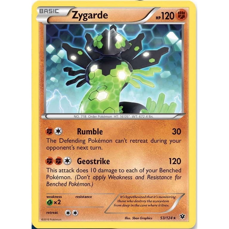 Pokemon Fates Collide Battle Ruler Theme Deck, Zygarde, Rare