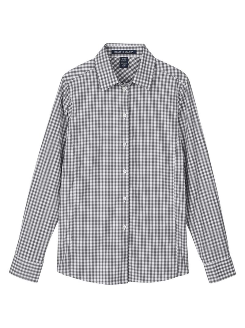 jones dress shirts Jones New York Signature Slim Fit Mens L Button Up Dress Shirt Black Micro Dot