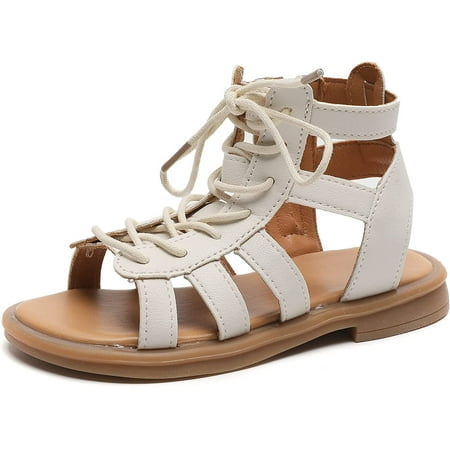 

Girl s Cute Floral Strap Sandals Flat Summer Sandals Shoes(Toddler/Little Kid