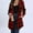 Wine, variant on cocolona Womens Plaid Shirts Fall Long Sleeve Button Down Hooded Cardigan Tops Fashion Casual Jacket Coat Winter Outwear
