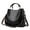 Black, variant on Adjustable Crossbody Bag for Women – Stylish Leather Print Bucket Purse, Lightweight & Convenient Shoulder Bag