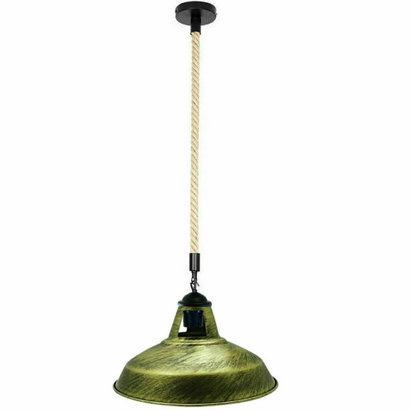 Vintage industrial metal ceiling pendant lamp lighting E26 edison base decorative 50cm hanging pendant light fixtures bar lighting, restaurant lighting - Brushed Brass