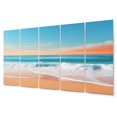 thumbnail image 2 of Designart "Coastal Simplicity Photo V" Landscapes Metal Art Print Set, 2 of 5