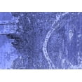 thumbnail image 1 of Ahgly Company Machine Washable Indoor Rectangle Oriental Blue Industrial Area Rugs, 5' x 8', 1 of 4