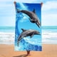 thumbnail image 4 of Toalla de Playa de Microfibra, Súper Colorida, Resistente a La Arena, Multiusos, para Viajes, Piscina, 71 X 139 Cm, 4 of 5