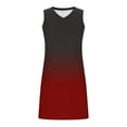 thumbnail image 7 of Bovxnpu Womens Summer Dress, Women's Casual Sundress Flowy A-Line Dresses Mini Dress, Women's Summer Fashion Printing Sleeveless V-Neck Dress XXXL, 7 of 7