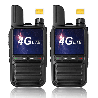 KAYOTOM POC 4G LTE Walkie Talkies With Lifetime Free SIM - 2-Pack, Unlimited Range, 5000mAh Battery, Noise Cancelling