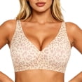thumbnail image 2 of iHPH7 Womens Wireless Jelly Bras Comfortable Push Up Bra No Underwire Beige L, 2 of 9