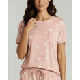 thumbnail image 2 of 2 Pack Women's Pajama Set Shorts Lounge PJ Short Sleeve Two Piece Matching, 2 of 3