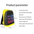thumbnail image 3 of Mochila inalámbrica con pantalla LED, mochila para caminar, cartelera, portátil, mochila escolar, 3 of 5