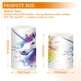 thumbnail image 3 of 2 PCS Flameless Candles with Remote Timer LED Battery Operated Flickering Candle Light for Wedding Table Home Decoration Gifts Rainbow-colored Unicorn, 3 of 7
