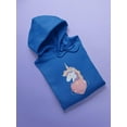 thumbnail image 3 of Rainbow Hair Unicorn Hoodie Women -Image by Shutterstock, Female 3X-Large, 3 of 4
