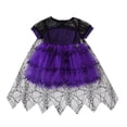 thumbnail image 2 of Toddler Baby Girls Witch Spider Web Halloween Dress 4-5 Years, 2 of 7