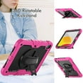 thumbnail image 4 of for iPad (A16) 11th Generation Case 2025, iPad 10th Generation Case 2022 Heavy Duty Shockproof Rugged Case with Screen Protector 360° Rotating Stand Hand Strap Shoulder Strap, 4 of 8