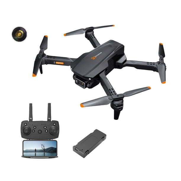 Drone RC plegable 50x Zoom Cámara aérea UAV (1 lente 1 eléctrico) Tmvgtek libre de BPA