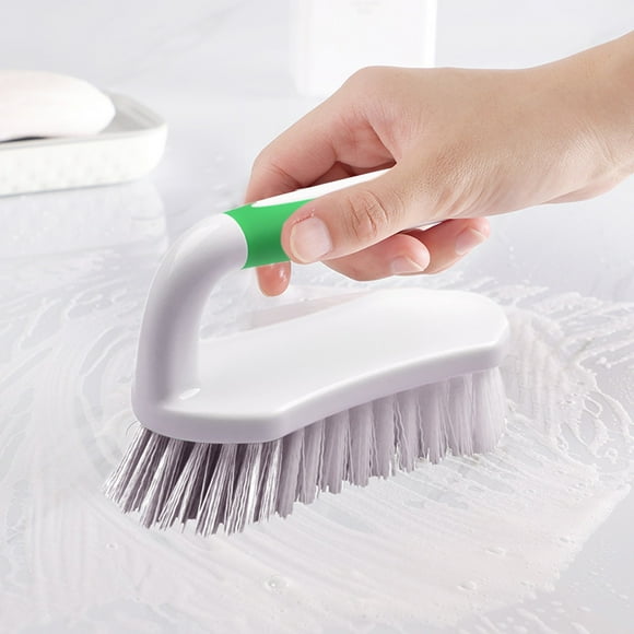 Wolfast Brosse de Nettoyage de Douche avec Long Manche Brosse à Récurer Brosse de Nettoyage Ménager avec Poils Durs Adaptée pour Tapis Douches Bains Cuisines Carreaux de Piscine Salle de Bain