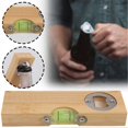 thumbnail image 2 of Wooden Bottle Opener Portable Novelty Beer Opener for Bar Restaurant Measuring, 2 of 5