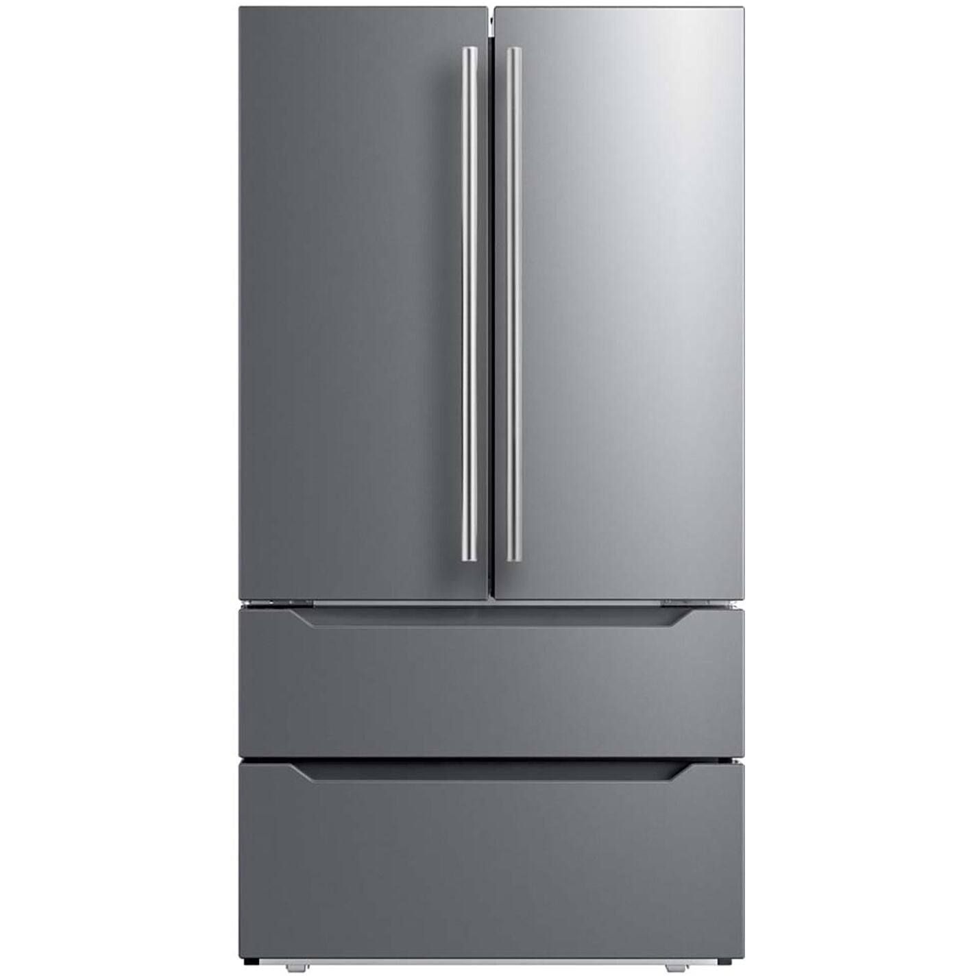 Midea 22.5-Cu. Ft. French Door Refrigerator in Stainless Steel ...