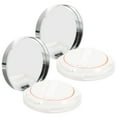 thumbnail image 3 of Shisuyan Refillable Makeup Compact Case Abs Silver 2Pack 2.95X2.95X0.86in, 3 of 9