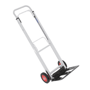 Small Heavy-Duty Moving Dolly for Furniture with Foldable Design & Adjustable Handle 9020-Style, Compact Storage | Metal Frame & Rubber Wheels Black