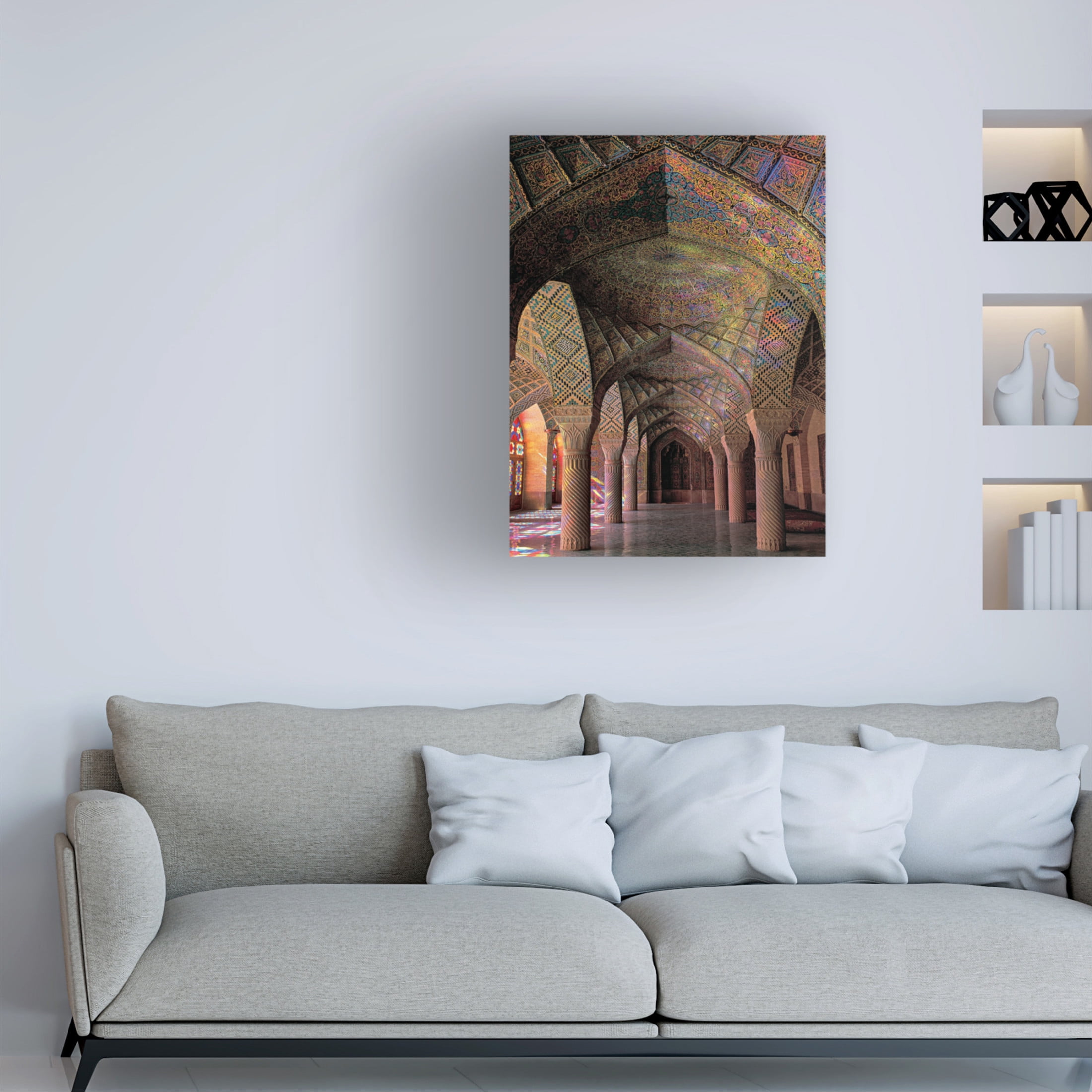 Trademark Fine Art Abbas Arabzadeh Dance of Colors Canvas Wall Art