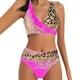 thumbnail image 1 of Gibobby Conjunto de bikini sexy Tankini de talle con estampado de leopardo para mujer, bragas triangulares, conjunto de Tankini de dos piezas, traje de b(Rosa caliente,M), 1 of 4