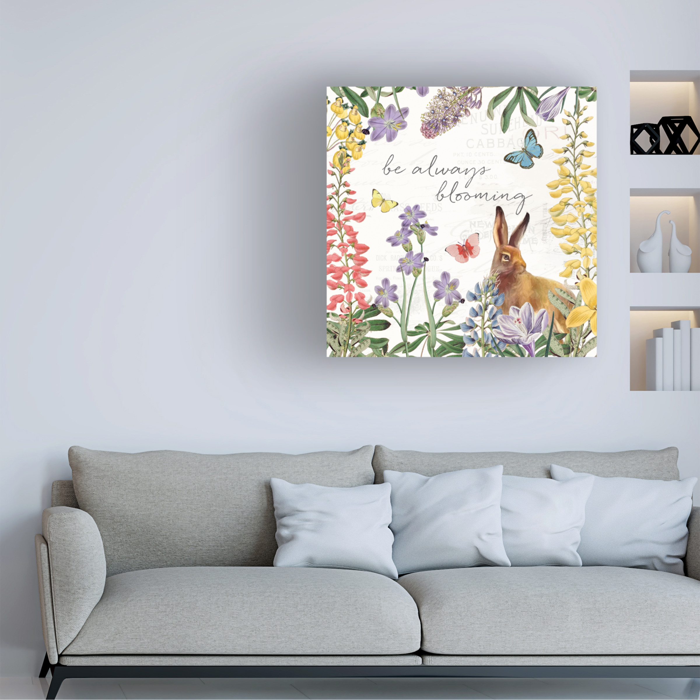 Trademark Fine Art 'Easter Garden III' Canvas Art by Katie Pertiet