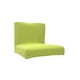 thumbnail image 3 of Cubierta de Asiento de Taburete de Sil de Respaldo Corto Universal con Banda Elástica para Boda, Cocina, Comedor, Bar, Club, Recepciones, Dec Verde Sunnimix Silla de comedor Slipcover, 3 of 5