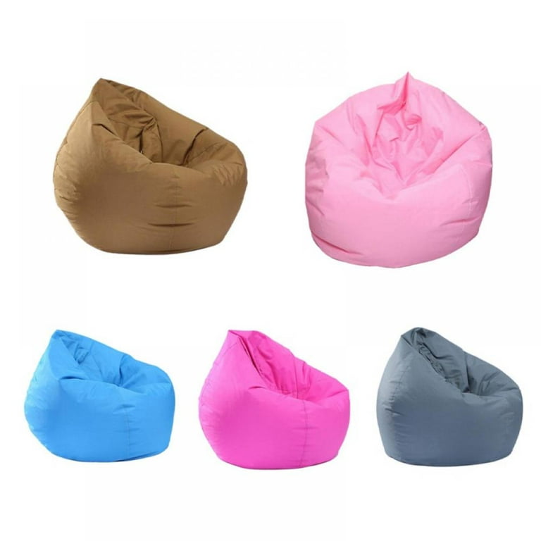 DODOING Stuffed Storage Bean Bag Chair Cover (No Filler) Extra Large Beanbag  Cover Stuffed Animal Storage or Memory Foam Soft Premium Corduroy Covers  27.6x31.5'' for Kids and Adults 