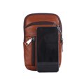 thumbnail image 4 of Bolsa cruzados de cuero de vaca Paquete de cintura masculino con múltiples bolsillos Suave para deportes al aire libre Ndcxsfigh Para Estrenar, 4 of 9