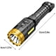 thumbnail image 3 of Linterna Recargable, Linterna Led, para Exteriores, de Largo Alcance, Portátil, de Carga Rápida con Luces Laterales Cob, Alta Luminosidad, Resistencia Al Agua Ipx7, Recargable Por Usb., 3 of 7
