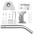 thumbnail image 1 of Gen 3 Mount for Starlink, Adjustable Wall/Roof Mount Kit for V4 Standard Dish, Includes Pipe Adapter, Compatible with Starlink Internet Satellite Syst, 1 of 5