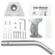 thumbnail image 1 of Gen 3 Mount for Starlink, Adjustable Wall/Roof Mount Kit for V4 Standard Dish, Includes Pipe Adapter, Compatible with Starlink Internet Satellite Syst, 1 of 5
