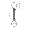 thumbnail image 3 of Luggage Strap Bungee – Elastic Connector for Rolling Suitcase, 25.2" x 2.4", Hands Free Travel Accessory, Gray, 3 of 5