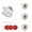 White, variant on 4 PCS Stainless Steel Self Adhesive Caster Wheels, 360 Degree Rotating Swivel Wheels, 60 LBS Load Capacity Per Wheel, Universal Pulley for Furniture, Storage Bins, PC Cases, Large Appliances - White