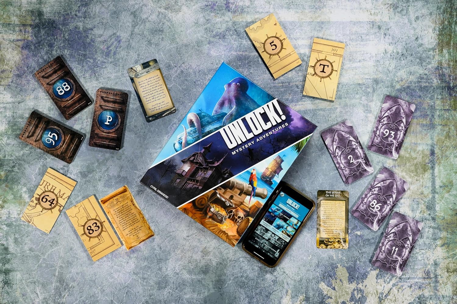 Unlock! Mystery Adventures Escape Room Card Game Space Cowboys