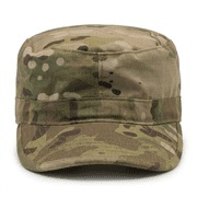 US Made Multicam Patrol Cap, Durable Military Style Cap, Size Large.