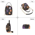 thumbnail image 3 of FORMRS Crossbody Bag for Women Quilted Travel Shoulder Cell Phone Purse with Chain Strap Handbag, Halloween Orange Ghosts, 3 of 7