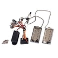 thumbnail image 3 of Yuarrent Paquete de 2 pastilla de Metal, pote de volumen, eléctrico exquisito, Humbuckers individuales, Cables de conexión, Accesorios para instrumentos musicales, 3 of 6