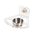thumbnail image 2 of Comedero para pájaros colgante, accesorios para jaulas, fácil de limpiar, práctico contenedor de alimentos. Estilo A, 2 of 9