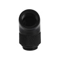 thumbnail image 3 of Hilos G1/4 Rosca de tornillo G1/4 Conector de latón de rotación de codo de 45 grados (negro) Tmvgtek Para estrenar, 3 of 8