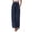 Navy, variant on Cotton Linen Pants for Women High-Waisted Belted Pocket Trousers Relaxed Fit Summer Bottoms with Wide Leg Design Navy XL