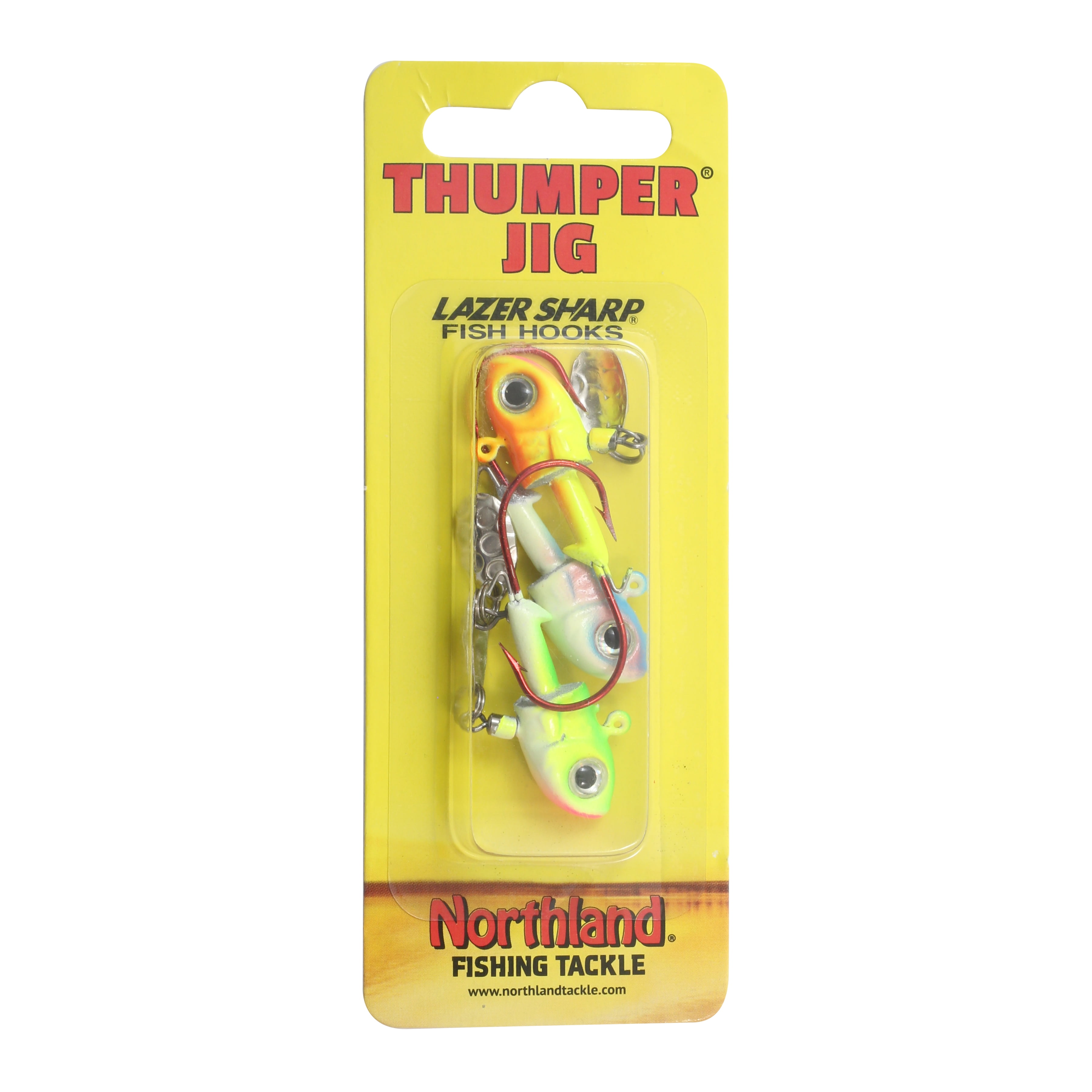Northland Tackle Thumper Jig, Spinner Jig, Freshwater, Assorted