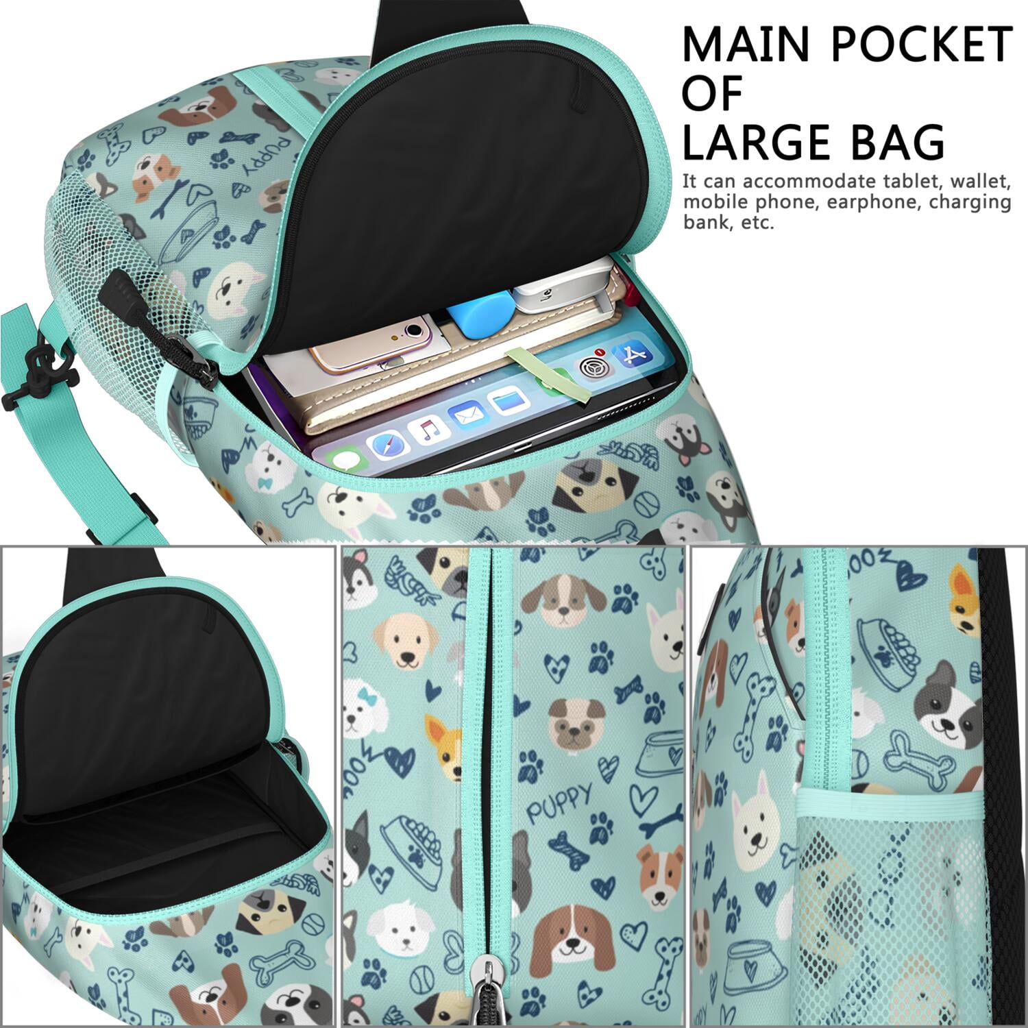 Nursing Sling Backpack Celebrating Saving Lives Every Day – Multipurpose Travel Daypack with Ergonomic Fit, Anti-Theft Back Pocket, Partitioned Storage, Water-Resistant Fabric, Adjustable