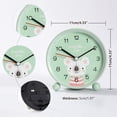 thumbnail image 2 of RV Reloj despertador para niños pequeños, reloj despertador educativo para niños, fácil de configurar y funciona con pilas, reloj despertador de viaje silencioso sin tictac (Koala) Rojo Verde, 2 of 5