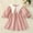 Pink, variant on IVEYRTF Girls Long Sleeve Round Neck A Line Princess Dress Solid Color Cute Sweet Western Casual Party Wear Everyday Outfit Home Birthday Celebration(Pink,5 Years)
