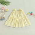 thumbnail image 4 of MesaSe Robe d'Été Sans Manches pour Bébé Fille Couleur Unie, 4 of 8
